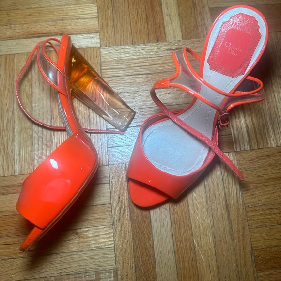 Christian Dior PVC Block Heels - Picture 3 of 8